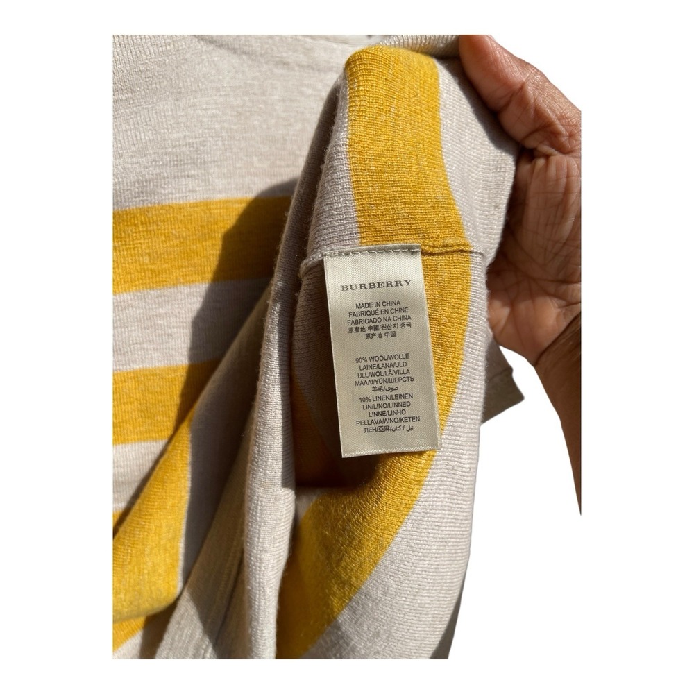 Burberry Brit Long Sleeve Striped Sweater Size S - Picture 6 of 6
